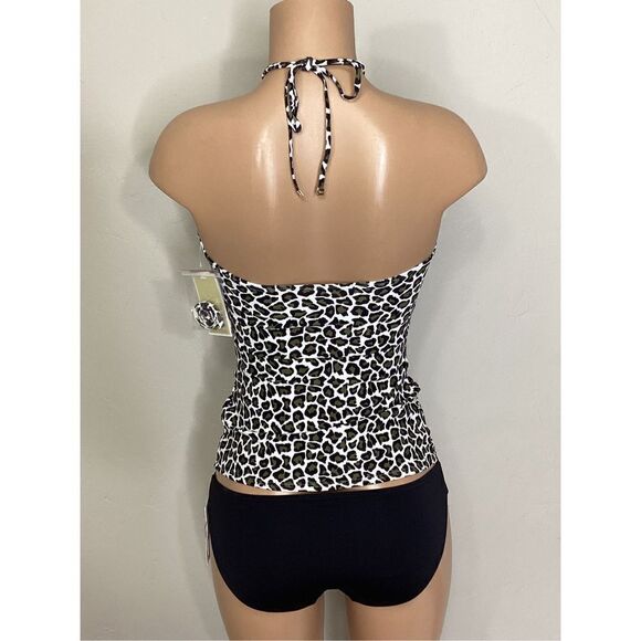 New. Michael Kors animal print tankini set. $159. XS-top/S-bottom - Picture 7 of 13